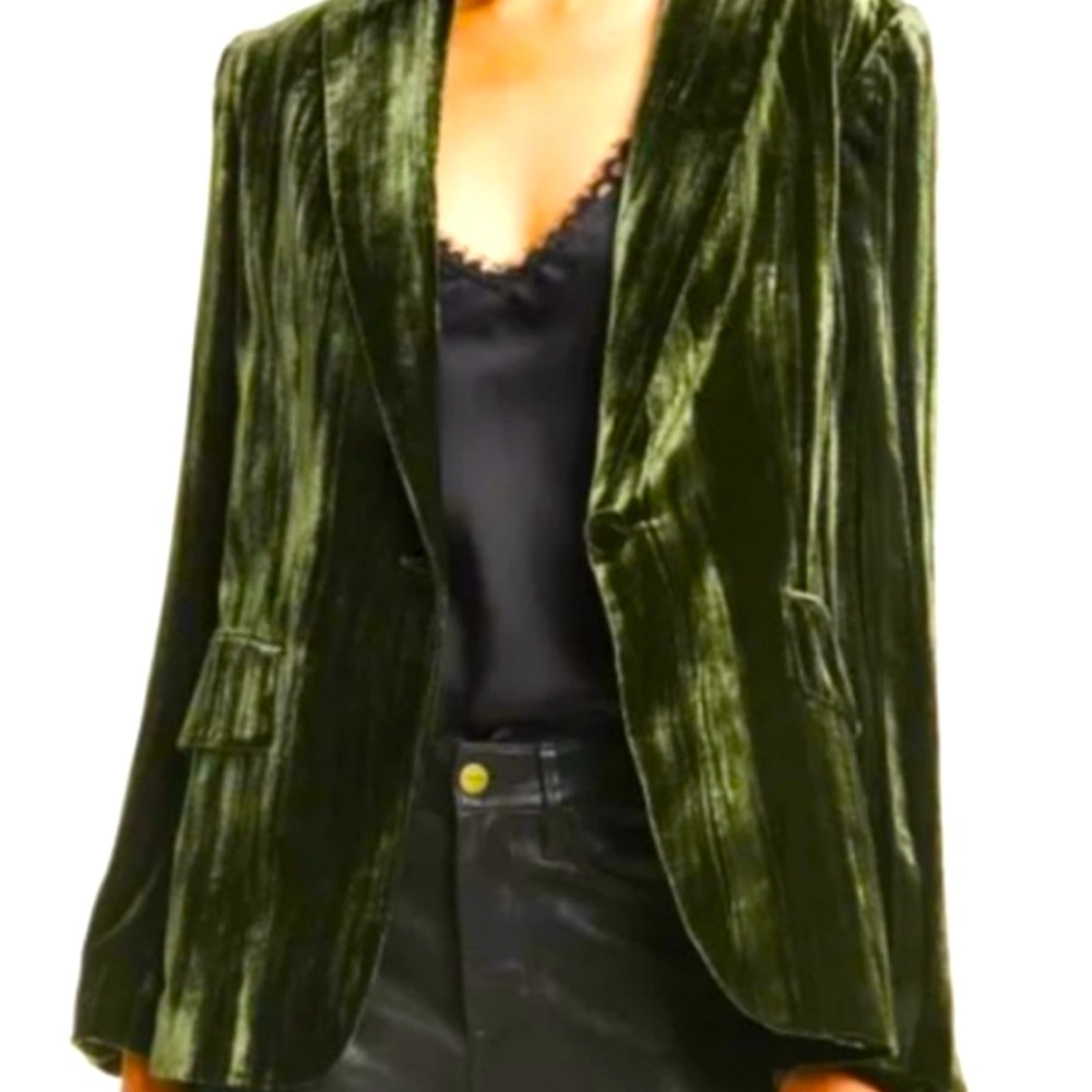 Frame Velvet Blazer